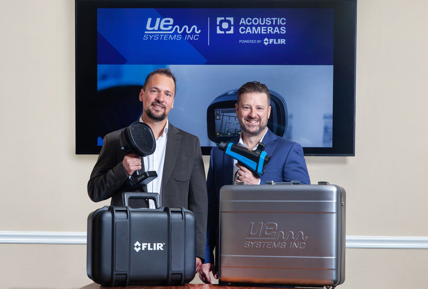 FLIR annuncia una partnership commerciale e tecnologica con UE Systems per l'imaging acustico, il monitoraggio delle condizioni e il risparmio energetico