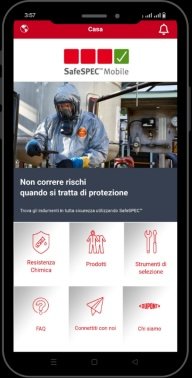 Scegli la giusta protezione per i tuoi indumenti con la nuova app per dispositivi DuPont SafeSPEC