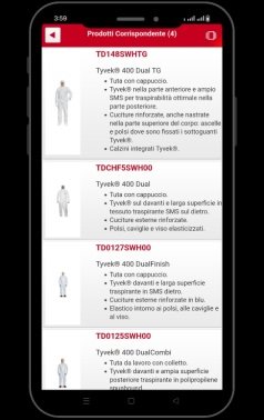 Scegli la giusta protezione per i tuoi indumenti con la nuova app per dispositivi DuPont SafeSPEC