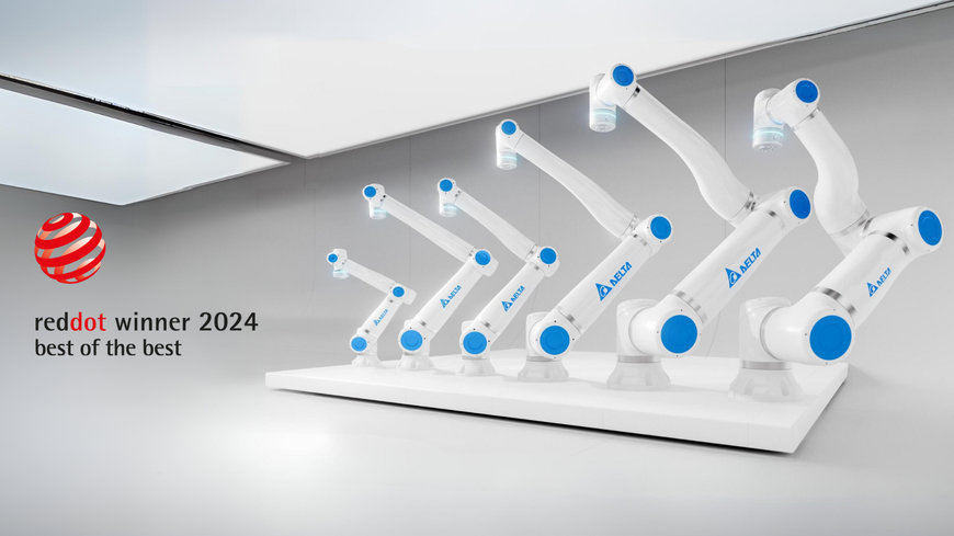 I robot collaborativi (Cobot) della serie D-Bot di Delta premiati con il “Red Dot: Best of the Best” Design Award 2024