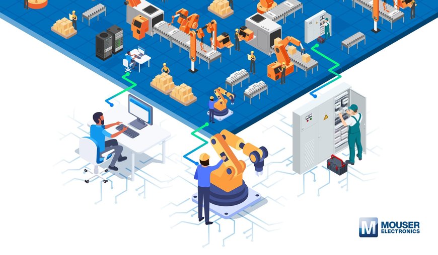 Mouser espande la scheda di linea per l'automazione industriale e il suo hub di risorse per dare slancio all'Industria 5.0