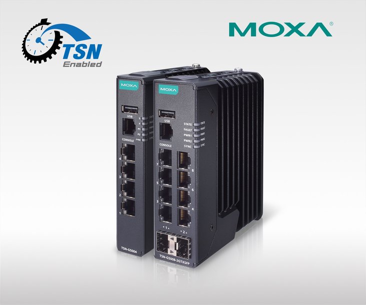 Gli switch Ethernet TSN di Moxa hanno ottenuto la prima certificazione al mondo per i componenti TSN 