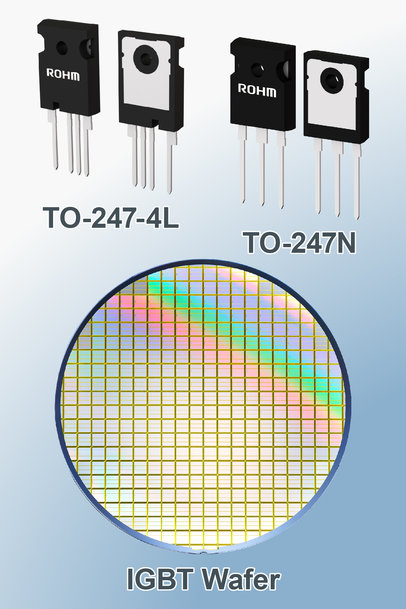 I nuovi IGBT da 1200 V di ROHM garantiscono le perdite più basse del settore* e un’elevata tolleranza al cortocircuito